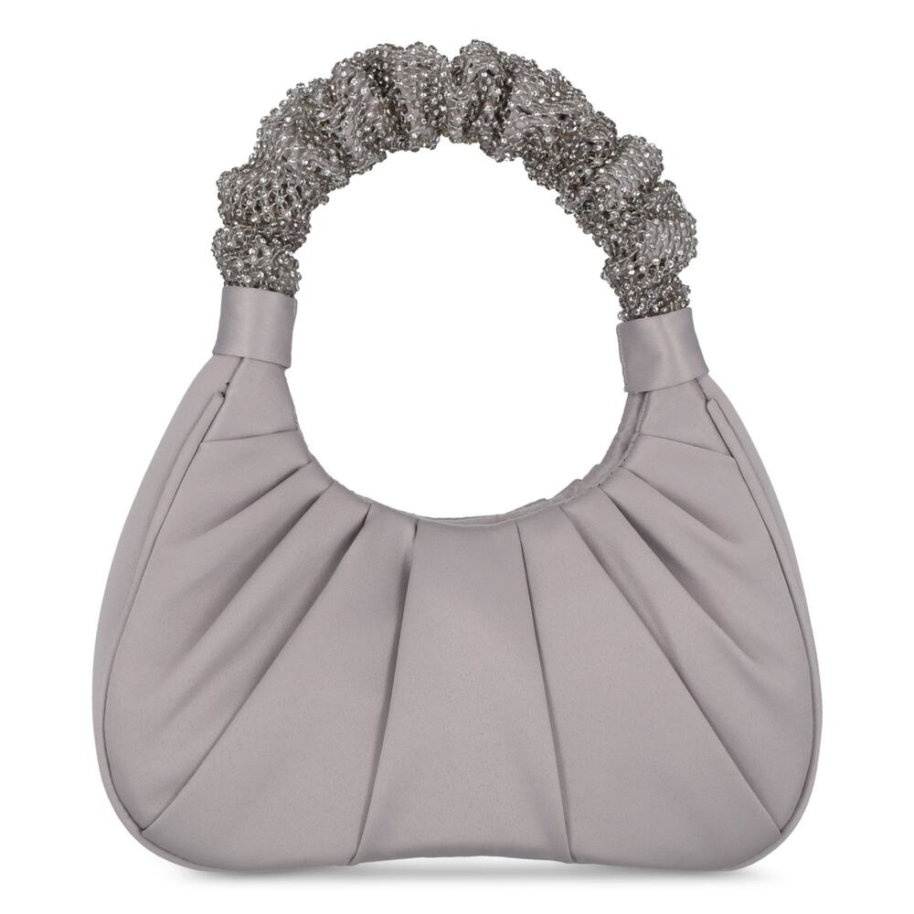I.N.C. International Concepts Pleated Top Handle Silver